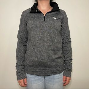 Pink quarter zip